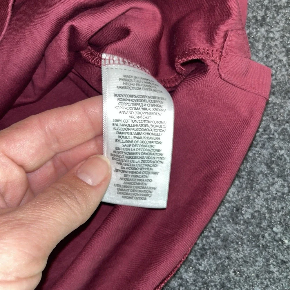 Polo by Ralph Lauren Polo Long‎ Sleeve Polo Shirt Maroon Mens XXL Flesh Pony
